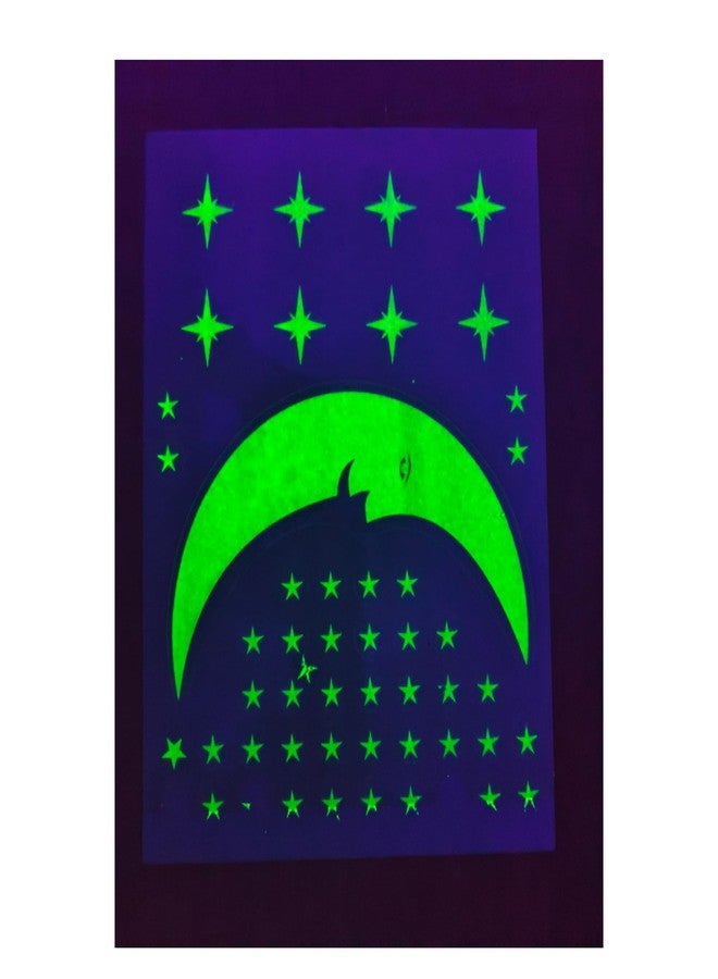 JASH Glow in The Dark Stars for Ceiling and Wall, Bright Wall Stickers Including Stars and Moon, Perfect for Kids Bedroom Living Room - Image 4