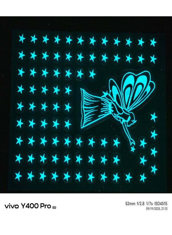 JASH Glow in The Dark Stars for Ceiling and Wall, Bright Wall Stickers Including Stars and Moon, Perfect for Kids Bedroom Living Room - Image 1