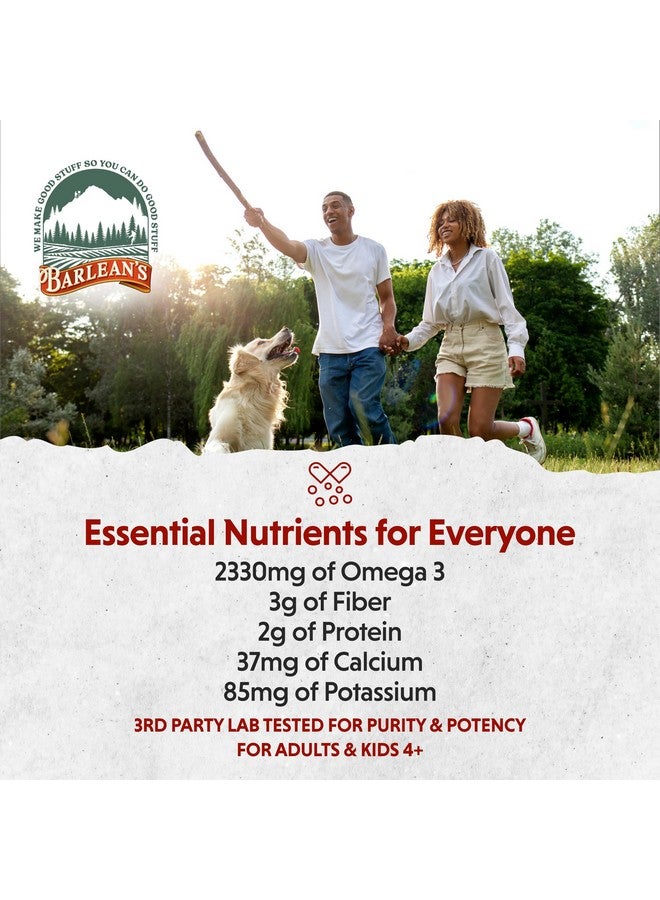 Barlean's Organic Flax Chia Coconut Seed Blend with 2,330 mg Omega 3 Fatty Acids, Fiber Supplement with Whole Chia Seeds and Ground Flaxseed, 12 oz - Image 2