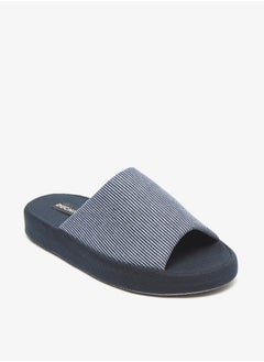 DUCHINI Duchini Men's Striped Bedroom Slides  - Image 2