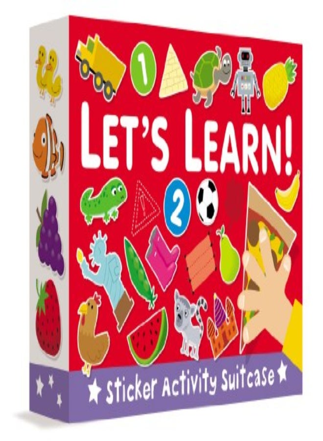 Sticker Activity Suitcase - Let's Learn! 