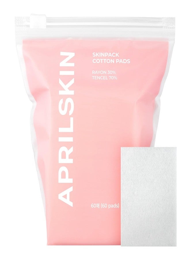 APRILSKIN Facial Pads for Toner, DIY Mask & Makeup Remover | Stretch up to 9.25" for Custom Fit | Lint-Free, Dermatologist-Approved, Sensitive-Skin Safe | Korean Skincare (60ct) - Image 1