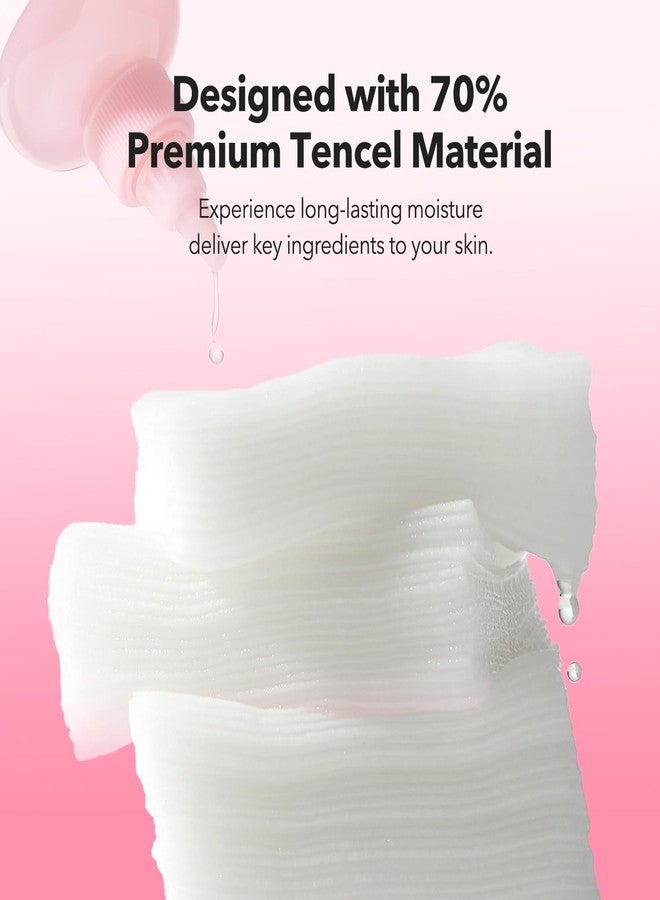 APRILSKIN Facial Pads for Toner, DIY Mask & Makeup Remover | Stretch up to 9.25" for Custom Fit | Lint-Free, Dermatologist-Approved, Sensitive-Skin Safe | Korean Skincare (60ct) - Image 3