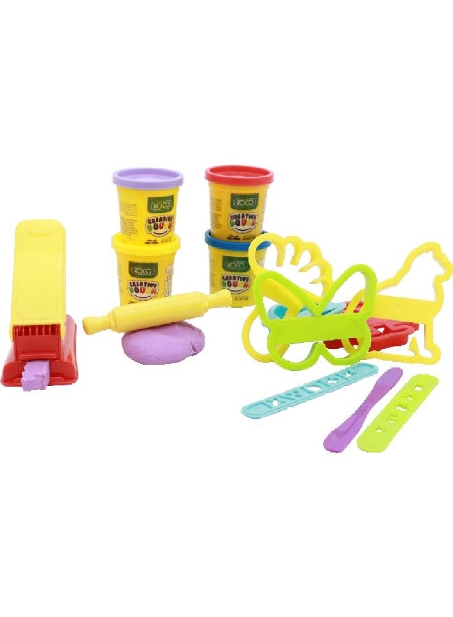 روكو علبة كبيرة للعجين النمذجة مع الملحقات متعددة الألوان، RQ-DO3247 - Image 3