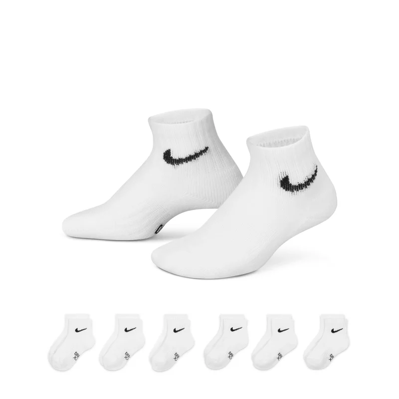 Nike Kids' Dri Fit Ankle Socks (6 Pairs)