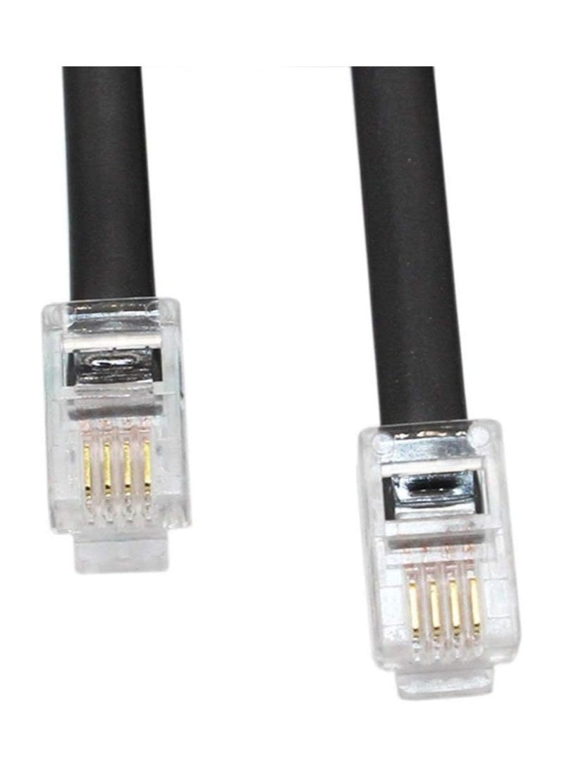 Telephone Handset Cable Telephone Coiled hanset Cord Telephone Spiral cable Compatible with Landline/IP Phones,Stretch Length 2m - Image 2
