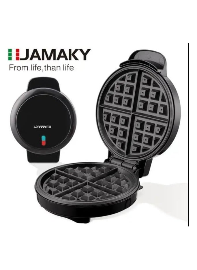JAMAKY Italy - Jamaki Waffle Maker 1500 Watt - JMK 2007A - Black Color - Image 1