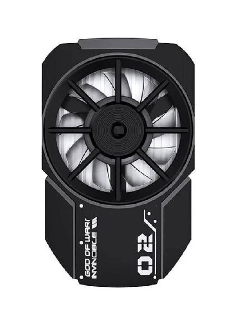 DL-A3 Mobile Phone Cooler Cooling Fan Radiator With Colourful Lights,Semiconductor Mobile Phone Cooling Wired Radiator  - Image 1