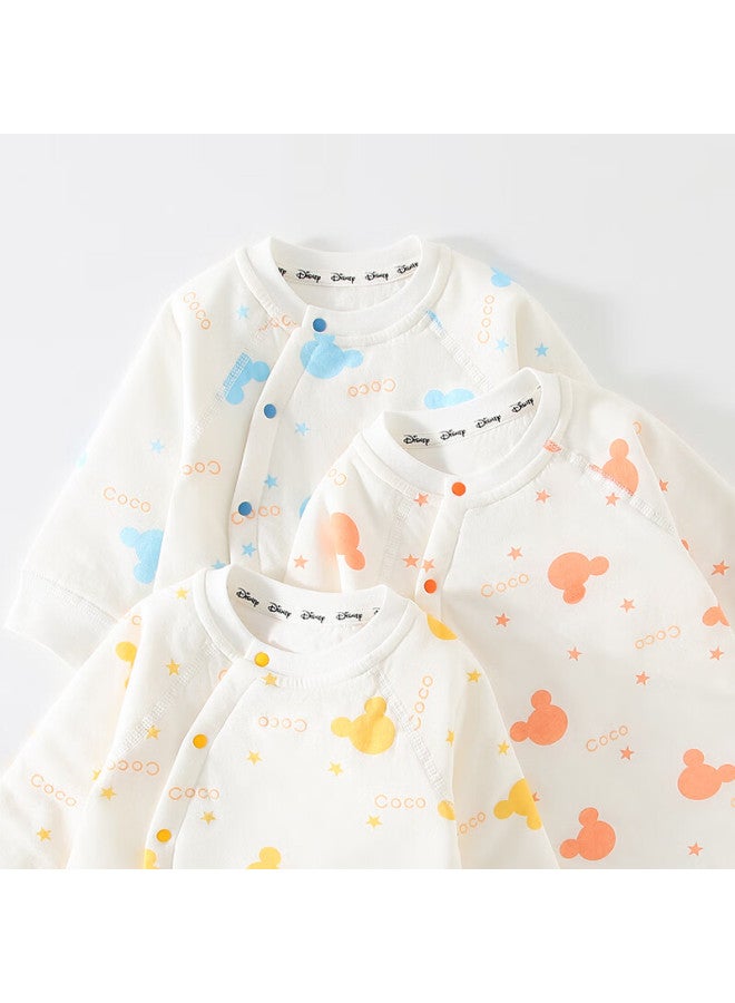 Disney Baby Clothes 60g Newborn Romper Spring Autumn Season Pure Cotton Baby Pajamas Close-fitting Blue 90cm - Image 3