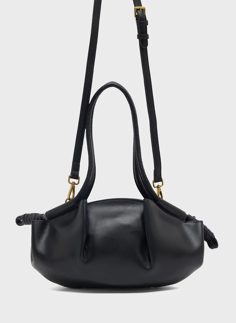 جينجر Scrunched Shoulder Bag