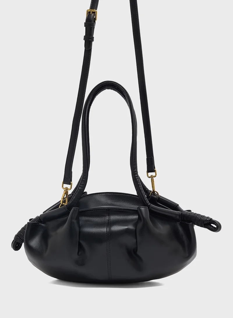 جينجر Scrunched Shoulder Bag