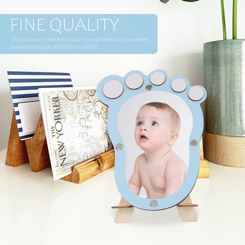 Multi-color available build Decorative Growth Photo Frame for Newborn Boys, Footprint Keepsake Light Blue Design, Memory Holder for Milestones and Growth Records General compatible practical design Workday cycle fulfillment Multi-demand compliant quality Light precision processed material Long term use design Closed & open space compatible Globally popular universal design Periodic restock local Cross product compatible All user friendly build Protective coating Elegant practical multi-option build Integrated local logistics Diverse requirement fit Most item matching trendy design User friendly optimized build Personal & public compatible Trendy natural assorted colors Single & bulk use compatible Multi option design Reliable durability Indoor outdoor all-purpose fit Seasonal & permanent compatible Extra part combo compatible - Image 3