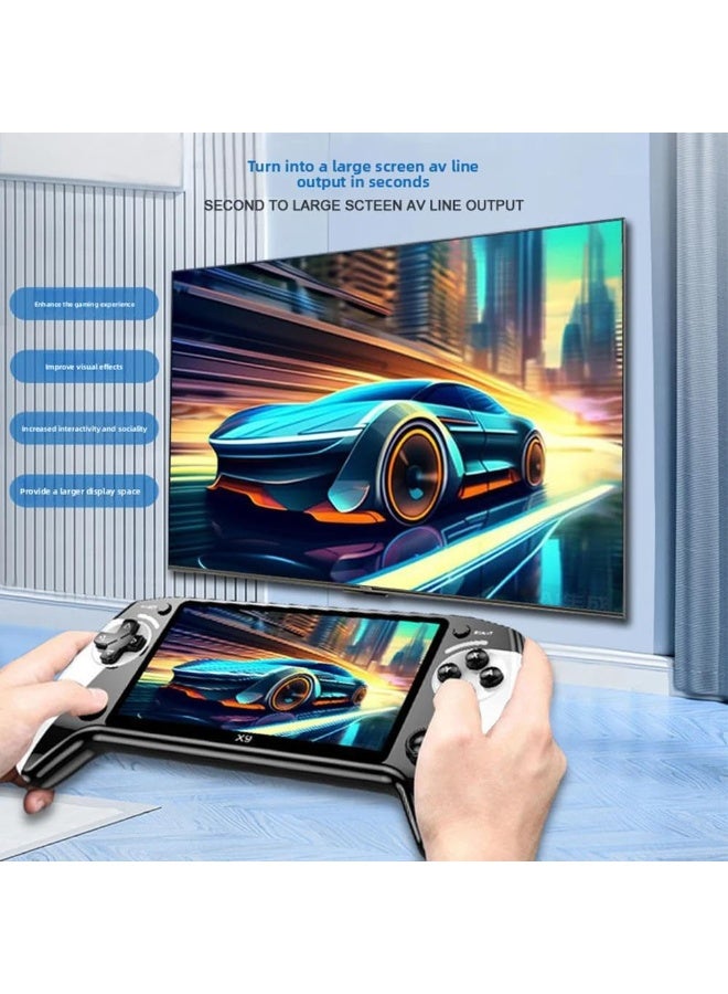 Black Hawk X9 Handheld Game Console – Retro Gaming Arcade Device with 4000 Built-in Games, 9 Simulators & 5.5” HD Screen Portable Game Player - Image 3