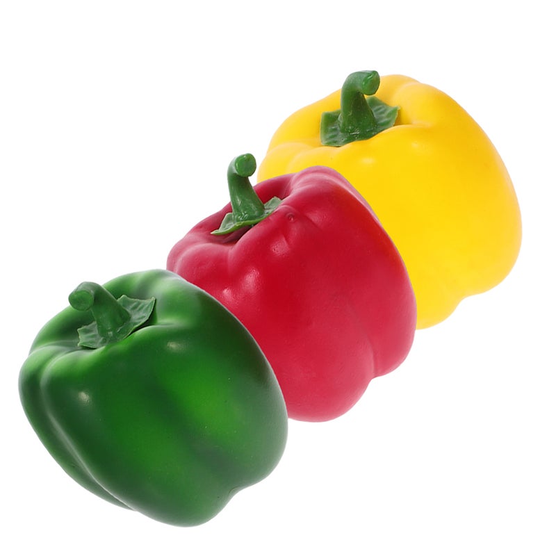 3pcs Artificial Simulation Chili Peppers Fake Vegetable Model Photo Props - Image 3