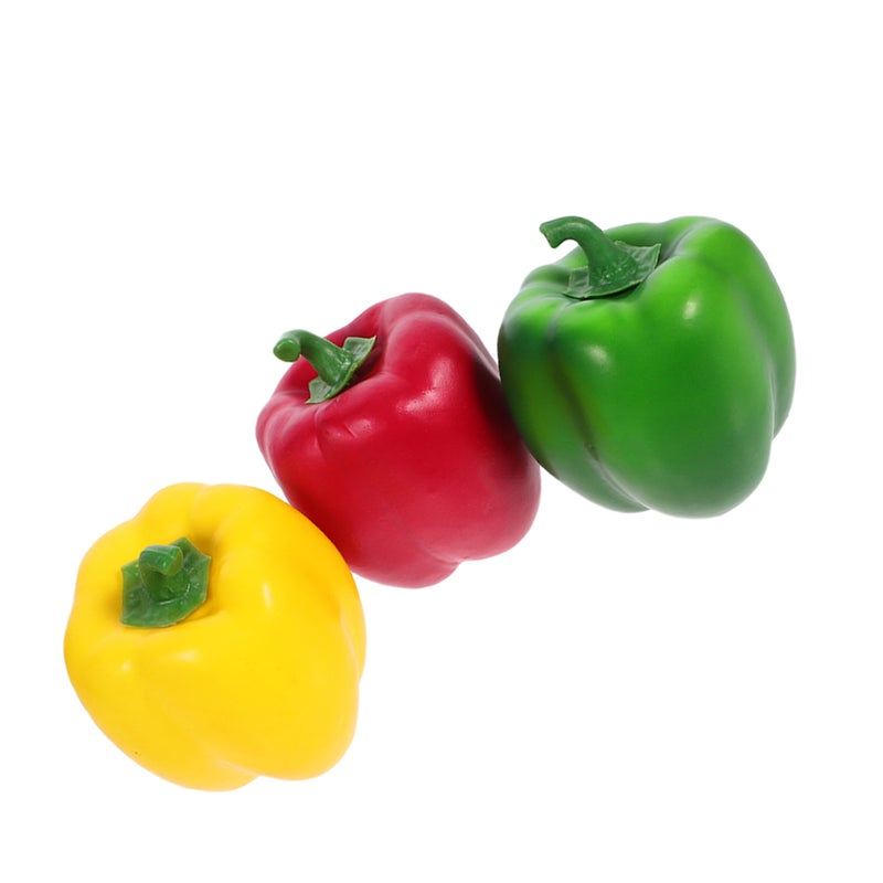 3pcs Artificial Simulation Chili Peppers Fake Vegetable Model Photo Props - Image 5