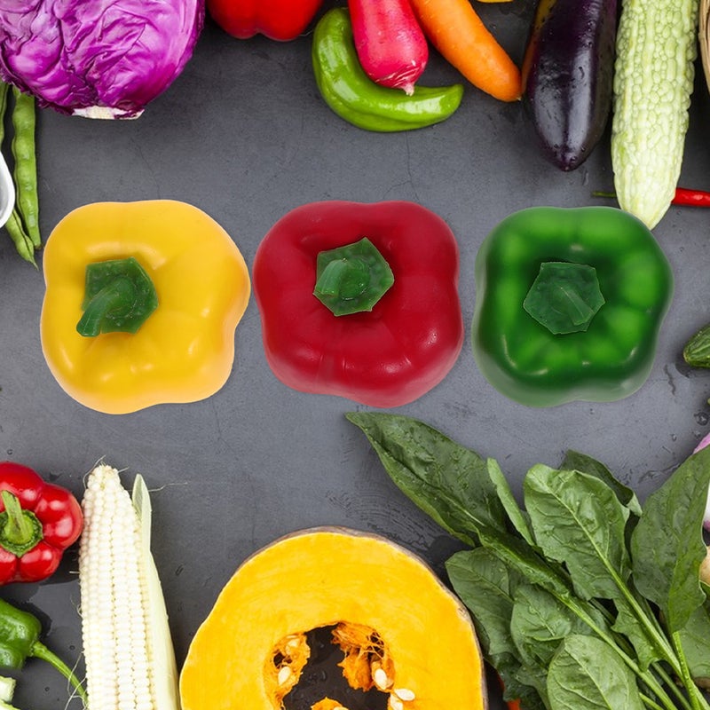 3pcs Artificial Simulation Chili Peppers Fake Vegetable Model Photo Props - Image 4
