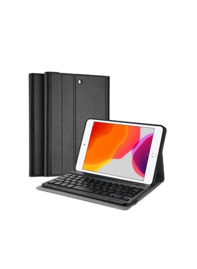 ACLIX iPad Mini Keyboard Case for iPad Mini 5 2019 Mini Mini 1 2 3 Slim Lightweight Smart Cover with Magnetically Detachable Wireless Keyboard for iPad Mini 5/4/3 - Image 1