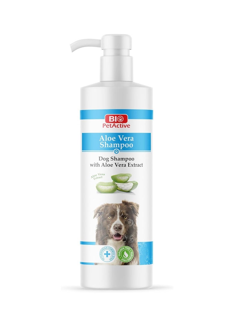 Bio PetActive Aloe Vera Dog Shampoo 970ml Sensitive Dog Shampoo with Aloe Vera Cleansing  Moisturising Dog Wash Long Lasting Floral Scent to Prevent Smelly Dogs Grooming Products for Dog - Image 1