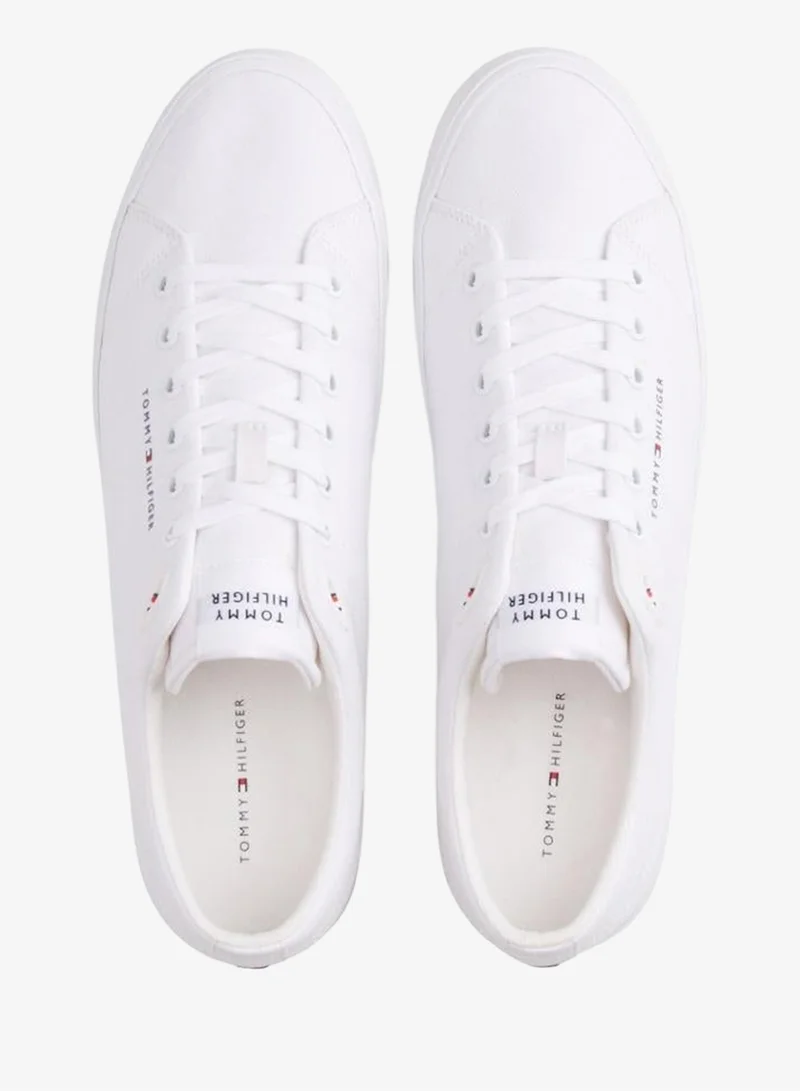 TOMMY HILFIGER White Harlem Core Low Top Sneakers for Men | Best Price UAE