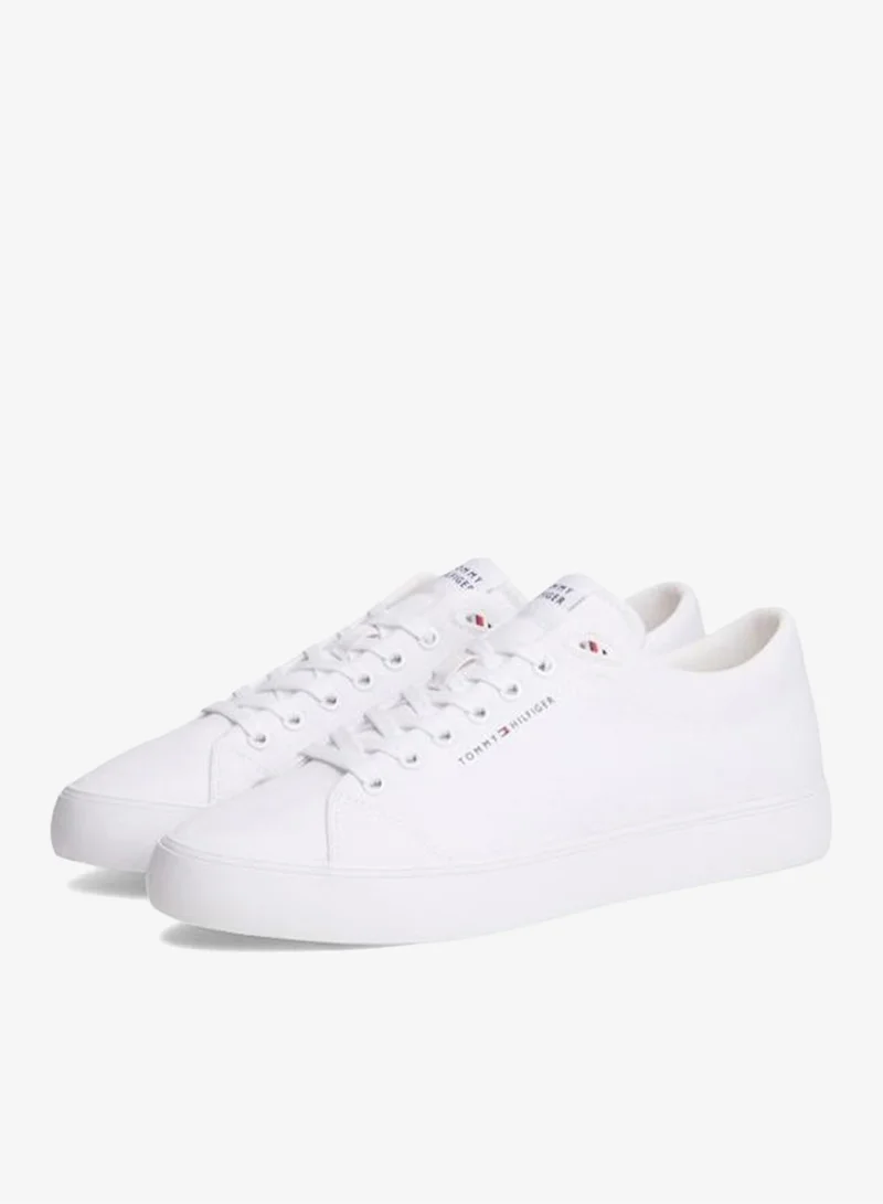 TOMMY HILFIGER White Harlem Core Low Top Sneakers for Men | Best Price UAE