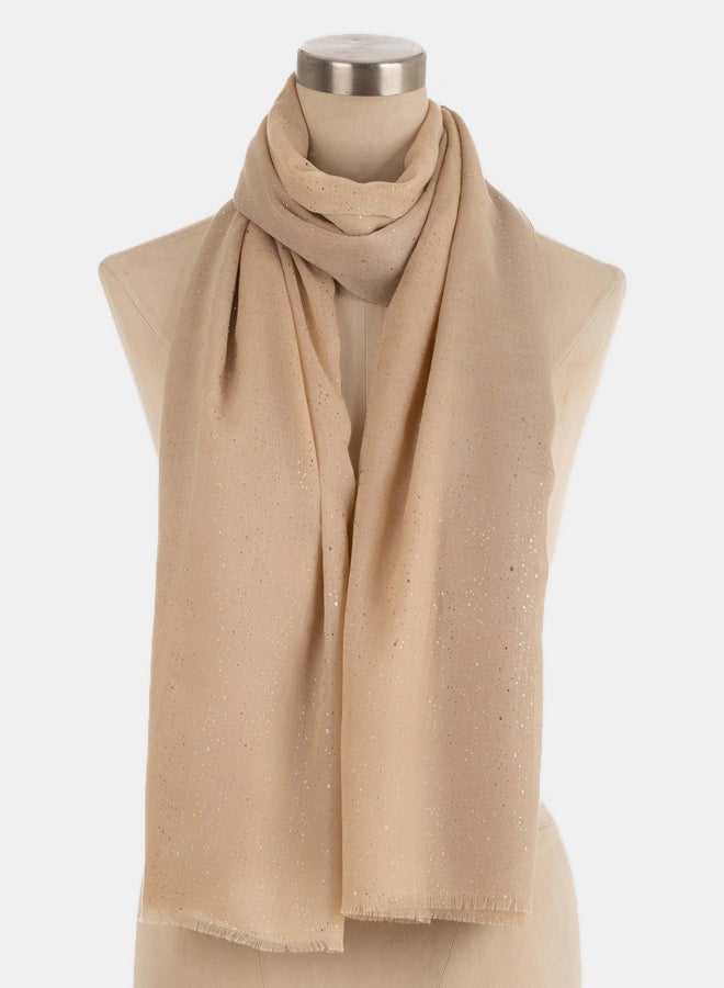 Premoda Women's Scarf Beige (85x180cm) - Image 1