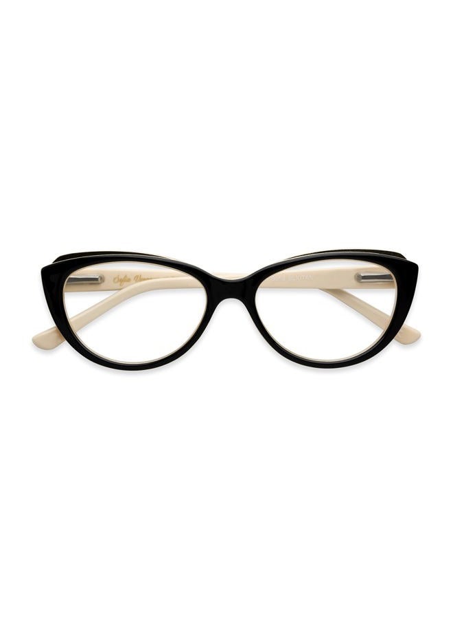 Foster Grant Sofia Vergara x Foster Grant Sofia Blue Light Multi Focus Reading Glasses Cat-Eye, Black, 56mm - Image 5