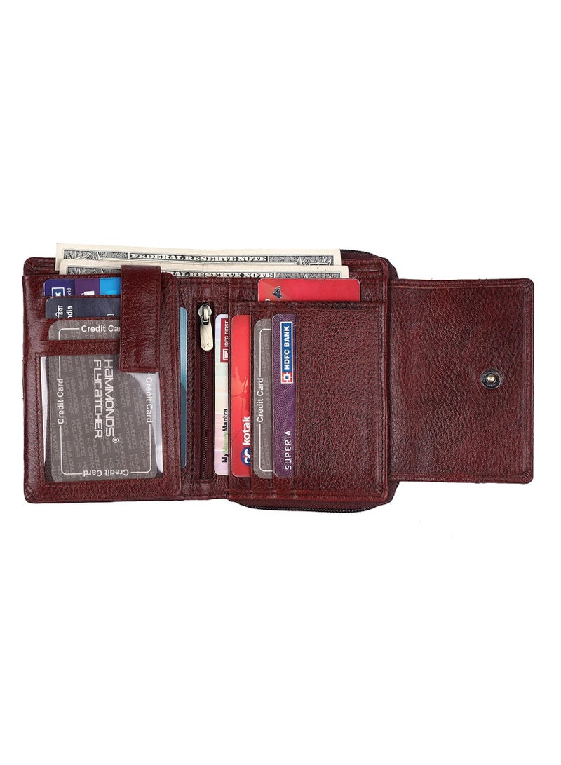 HAMMONDS FLYCATCHER Leather Wallet Combo Gifts Set for Men & Women - Premium Secret Gifts for Men & Colleagues - Men's and Women's Wallets for Anniversary, Marriage Gifts | 21P6 - Image 3