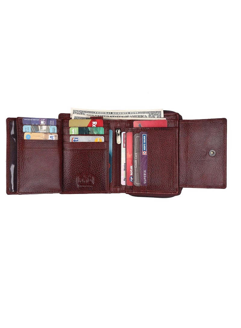 HAMMONDS FLYCATCHER Leather Wallet Combo Gifts Set for Men & Women - Premium Secret Gifts for Men & Colleagues - Men's and Women's Wallets for Anniversary, Marriage Gifts | 21P6 - Image 4