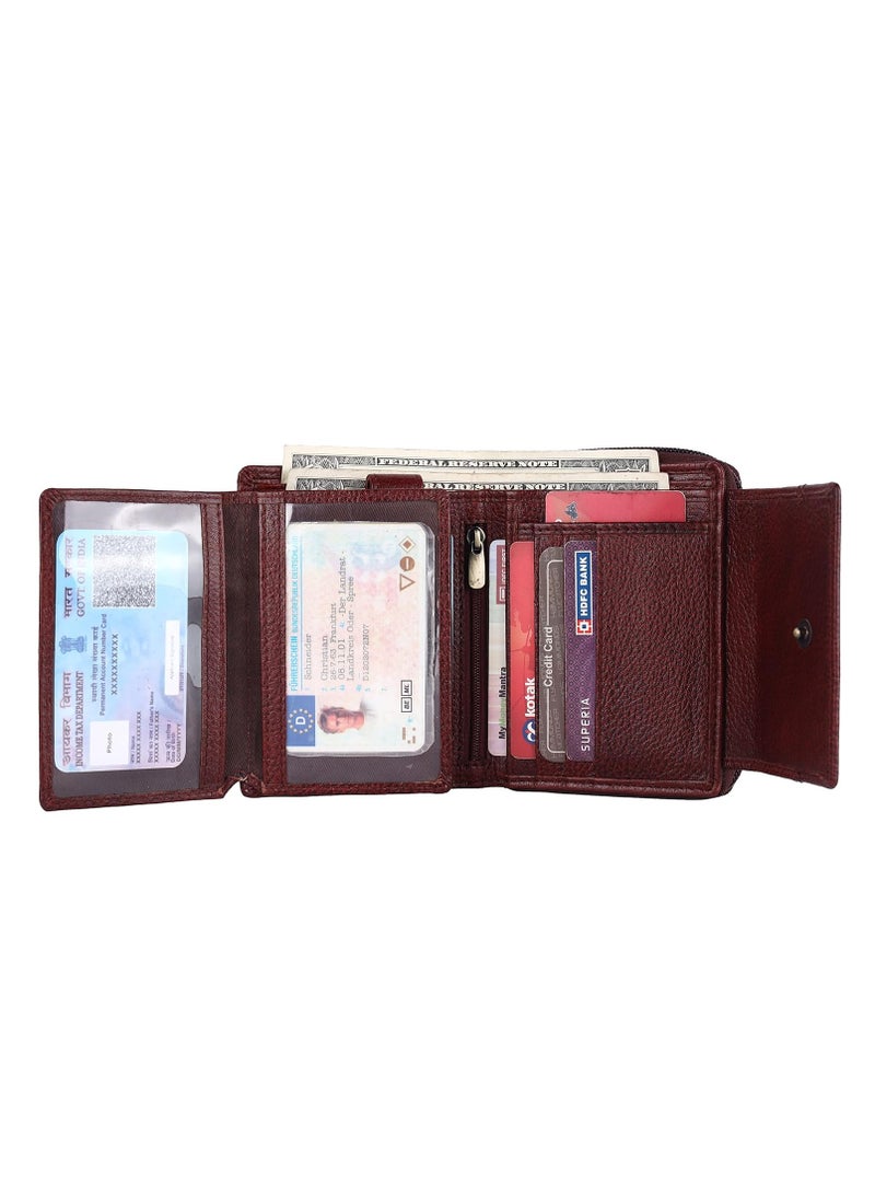 HAMMONDS FLYCATCHER Leather Wallet Combo Gifts Set for Men & Women - Premium Secret Gifts for Men & Colleagues - Men's and Women's Wallets for Anniversary, Marriage Gifts | 21P6 - Image 5