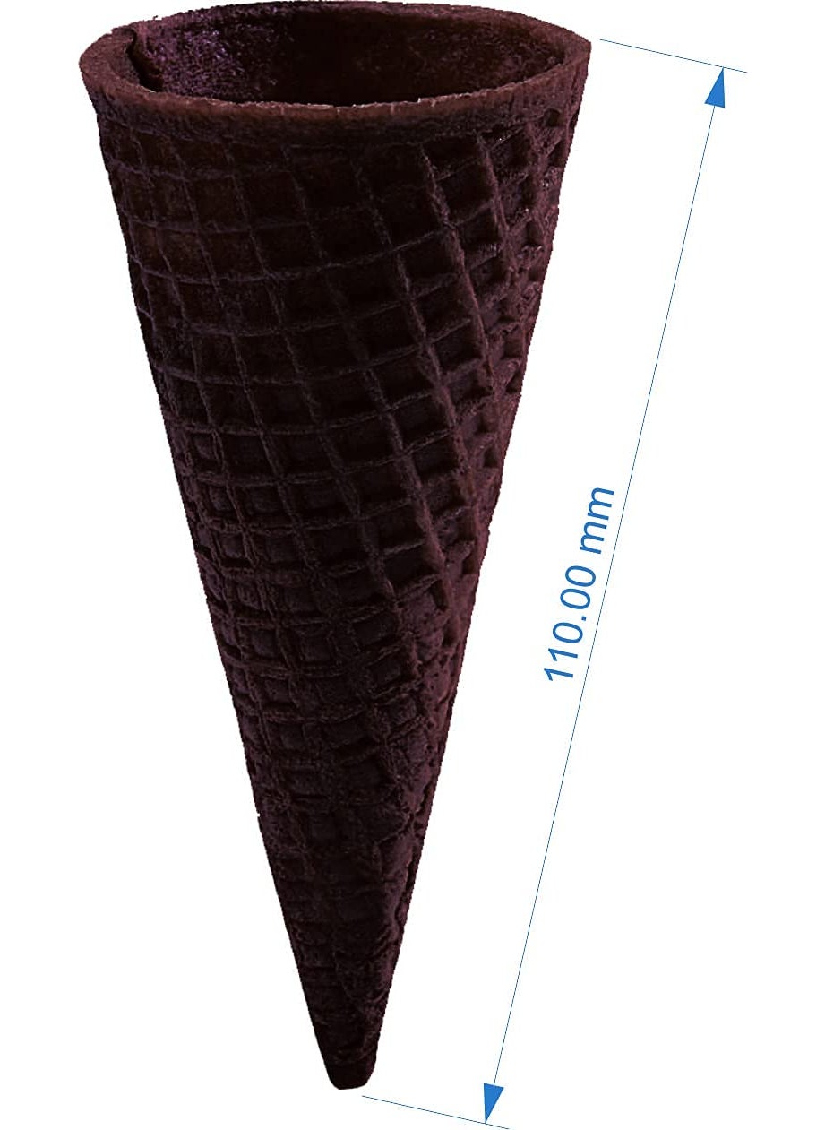 the cone company The Cone CompanyWafer cones CHOCOLATE 110 MMFLAT TOP CONE 10 PCS  - Image 5