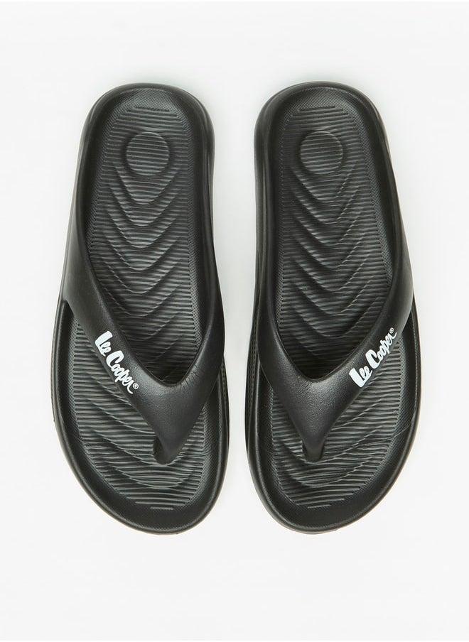 Lee Cooper Men's Textured Slip-On Thong Slippers - Image 2