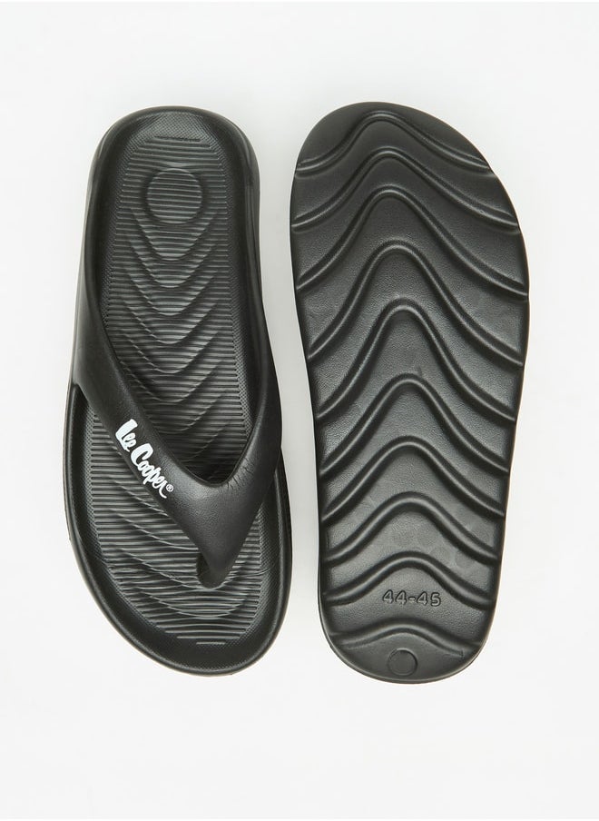 Lee Cooper Men's Textured Slip-On Thong Slippers  - Image 5