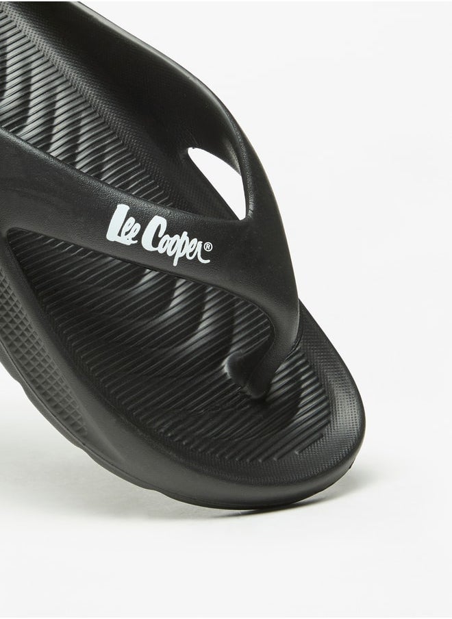 Lee Cooper Men's Textured Slip-On Thong Slippers  - Image 4