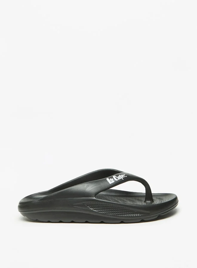 Lee Cooper Men's Textured Slip-On Thong Slippers
