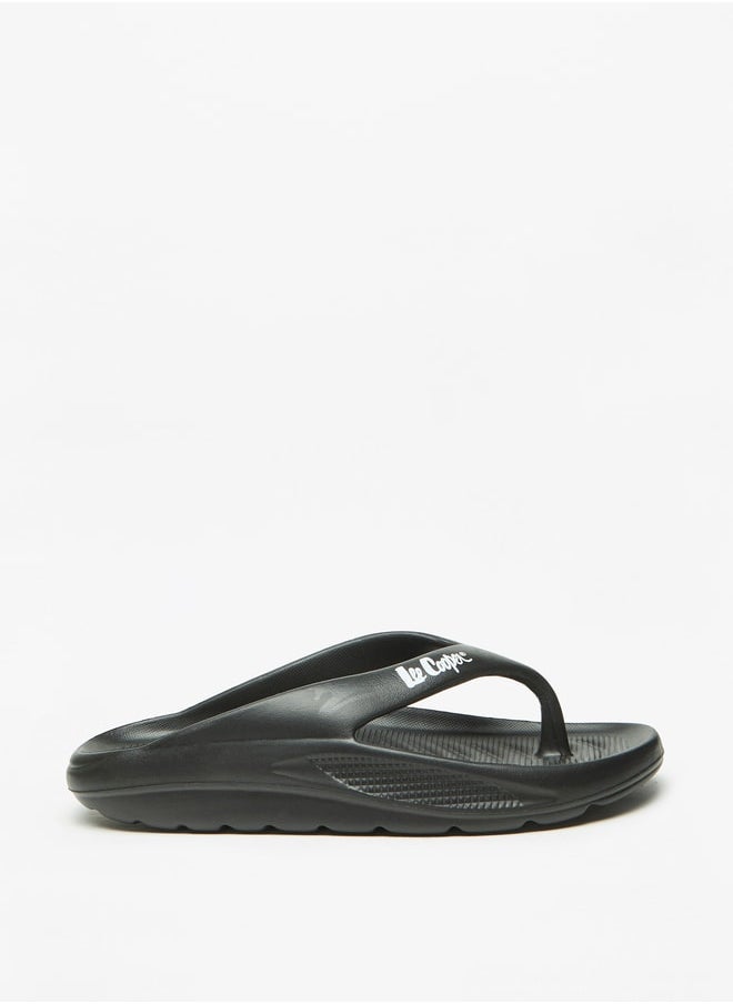 Lee Cooper Men's Textured Slip-On Thong Slippers  - Image 3
