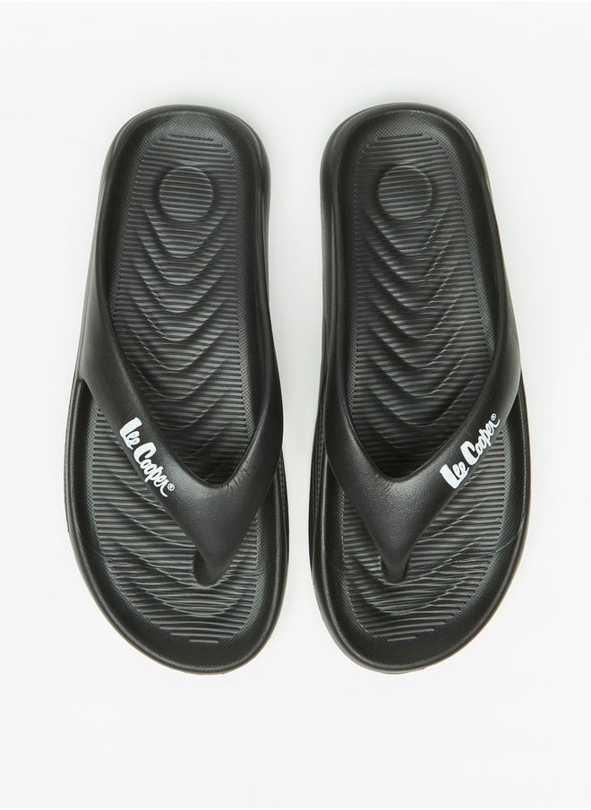 Lee Cooper Men's Textured Slip-On Thong Slippers  - Image 2