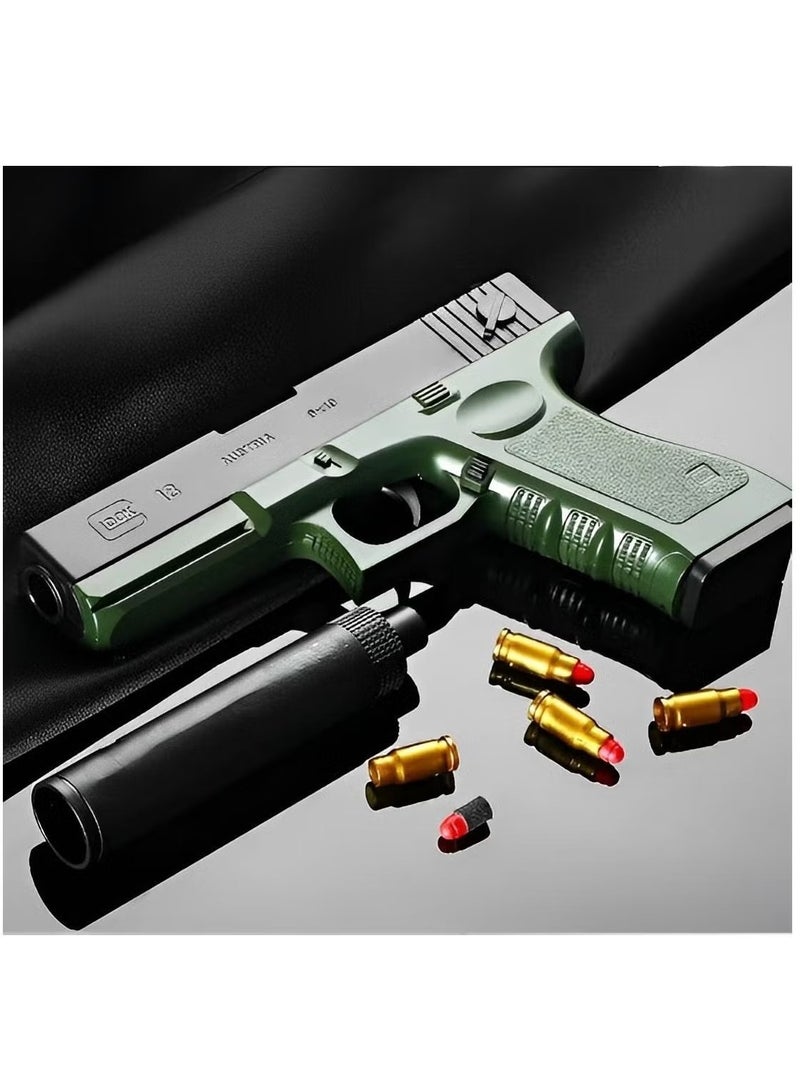 Realistic Toy Gun for Boys with Ejecting Magazine Cool Cap Gun Pistol for Fun & Training Play, Unique Gift for Kids - Image 5