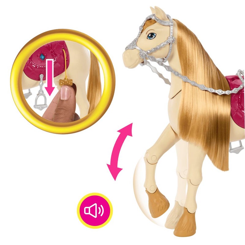 Barbie Mysteries: The Great Horse Chase Dance and Show Horse Interactive Toy Set - Image 2