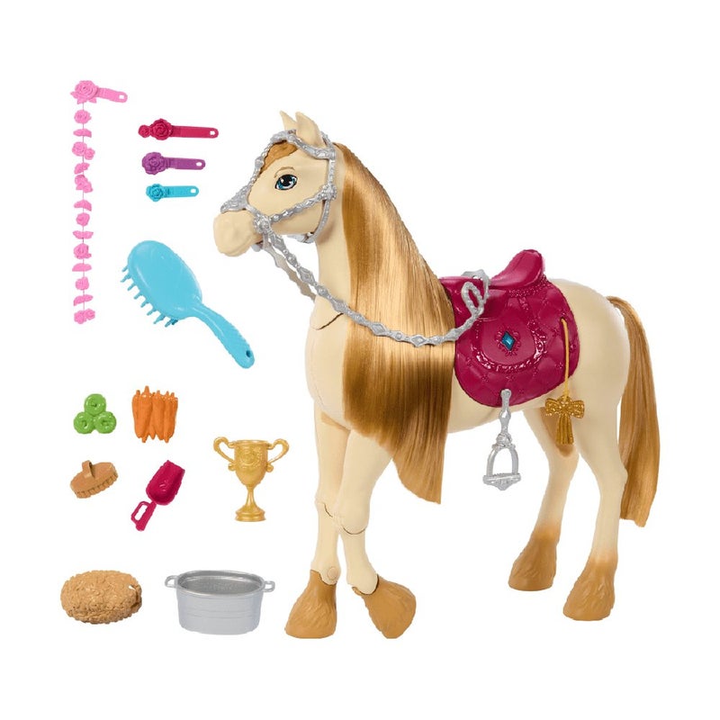Barbie Mysteries: The Great Horse Chase Dance and Show Horse Interactive Toy Set - Image 1