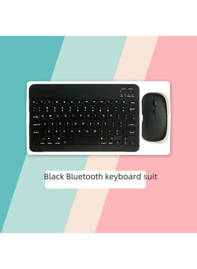 Portable Bluetooth Keyboard Mouse Set For Tablet Android Phone Thai Language Engraving Keyboard Pinyin Input Method-Color:White-Product Type:10 Inch Bluetooth Keyboard + Dual-mode Mouse + Packing Box - Image 5