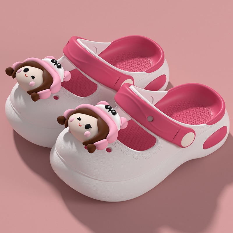 Baotou Cartoon Children'S Slippers Summer Soft Sole Baby Infant Croc Shoes Boys And Girls Sandals - Image 1
