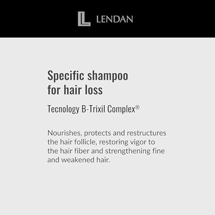 LENDAN - Gentle Specific Shampoo - Pilosome Stimul B-Trixil Complex - 300 ml - Removes Excess Sebum - Helps Improve the Appearance of Thin and Weakened Hair - Soft and Silky Finish - Image 5