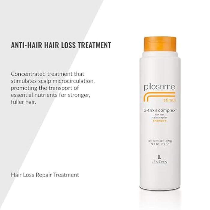 LENDAN - Gentle Specific Shampoo - Pilosome Stimul B-Trixil Complex - 300 ml - Removes Excess Sebum - Helps Improve the Appearance of Thin and Weakened Hair - Soft and Silky Finish - Image 2