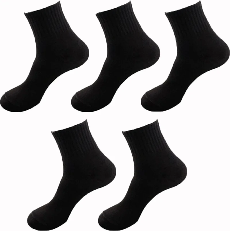 هيبسين راكيب Rival to All 5 Pack Women's and Men's College Socks Colorful Cotton Half Socks Economical