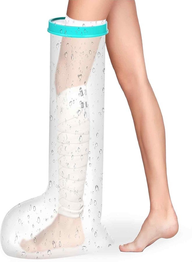 Kevim Waterproof Leg Cast Cover, For Shower and Bath, Keeps Plaster Cast, Reusable Adults Protector For Broken Knees, Ankle Wound, Burns - Image 1