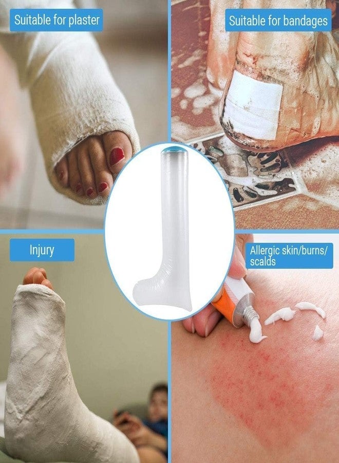 Kevim Waterproof Leg Cast Cover, For Shower and Bath, Keeps Plaster Cast, Reusable Adults Protector For Broken Knees, Ankle Wound, Burns - Image 5