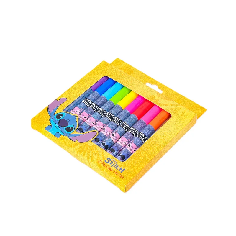 Disney  Disney Stitch One Of A Kind Marker Pen 12Pc Set  | Best Price UAE