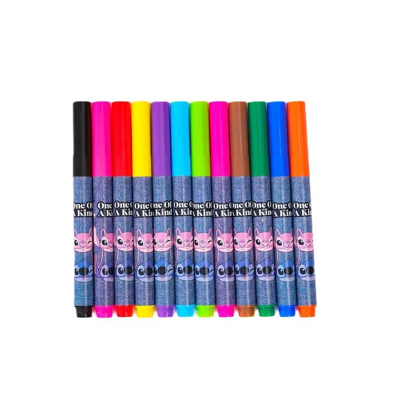 Disney  Disney Stitch One Of A Kind Marker Pen 12Pc Set  | Best Price UAE