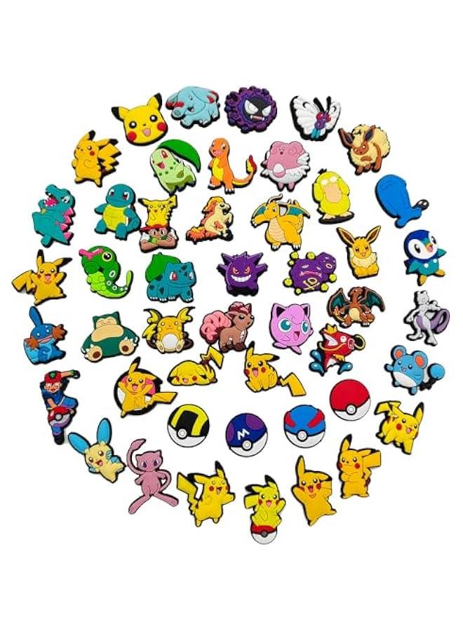 هوكور ة احذية للاولاد الصغار من هوكور، حلية احذية كروك مصنوعة من بلاستيك بي في سي، مستلزمات زينة لطيفة تناسب اساور كلوج - Image 1