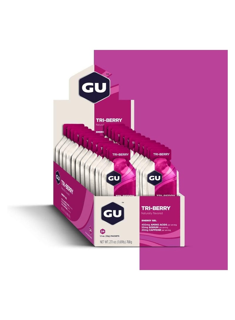 جي يو جل الطاقة الأصلي من جي يو إنرجي للتغذية الرياضية (ثلاثي التوت، 24 قطعة) - Image 4
